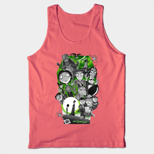 Back from Beyond the Grave Tank Top by KenTurner82